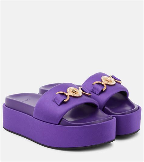 versace platform slides
